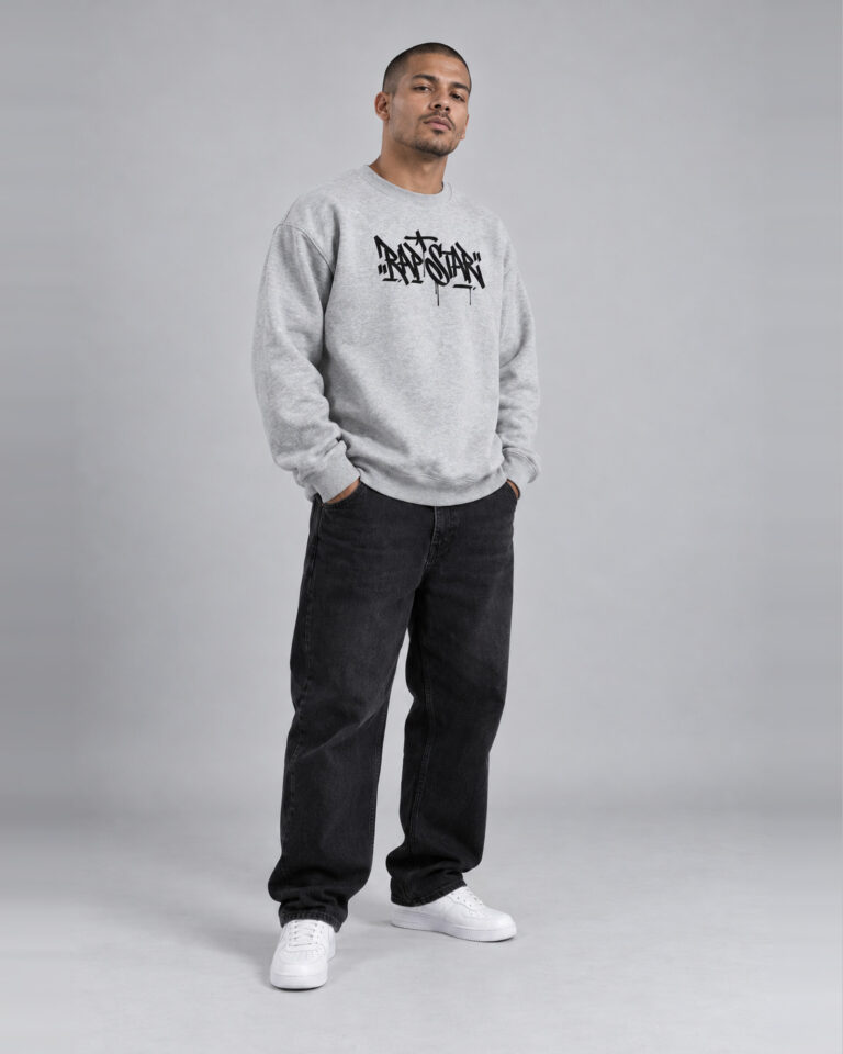 moletom gola careca estrela do rap