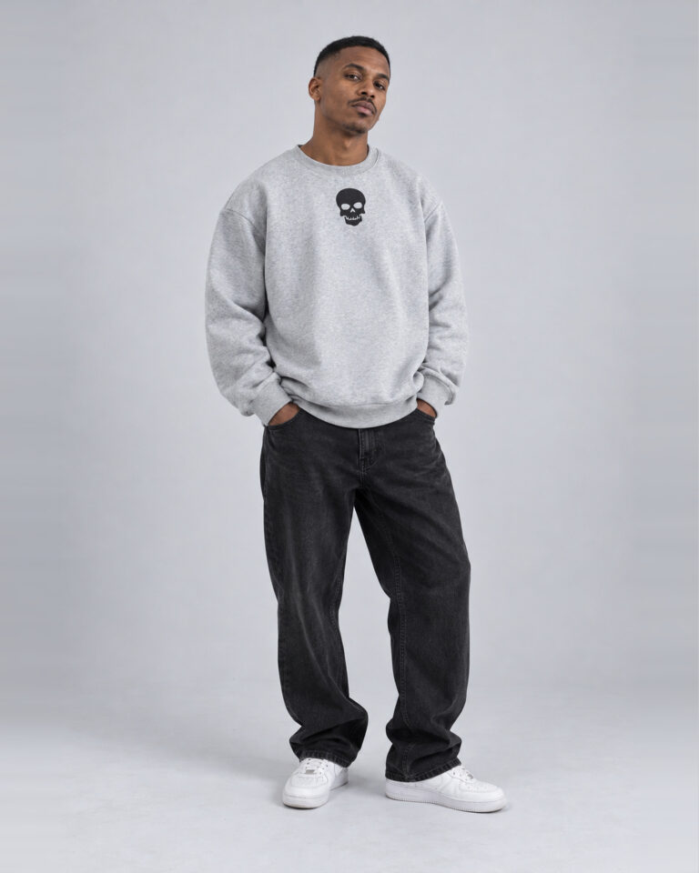 moletom gola careca walkind skull